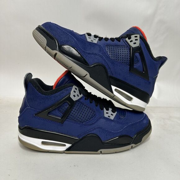 Jordan Shoes - Nike Shoes Air Jordan 4 Retro GS “Winterized/Loyal Blue” 2024